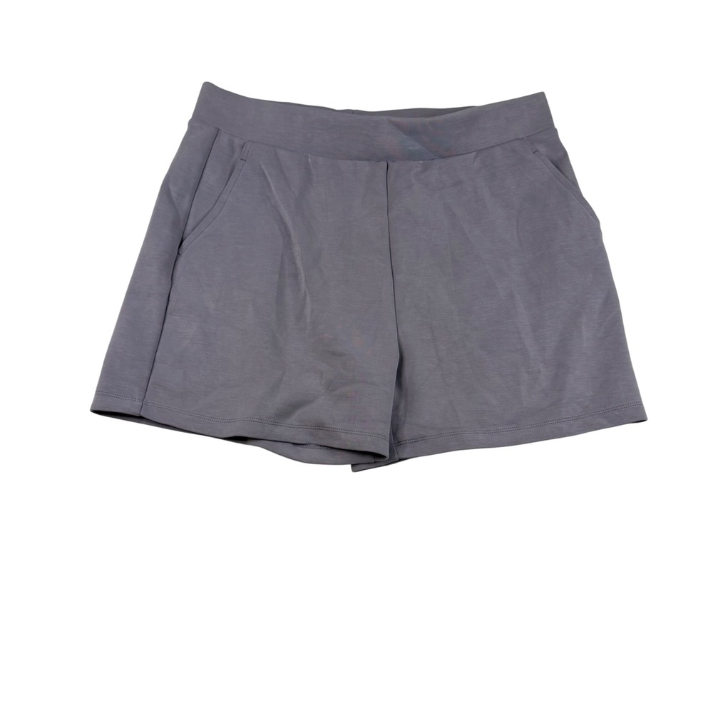 Lazypants‎ Womens Purple Lounge Shorts Elastic Waist Pockets Size Large L